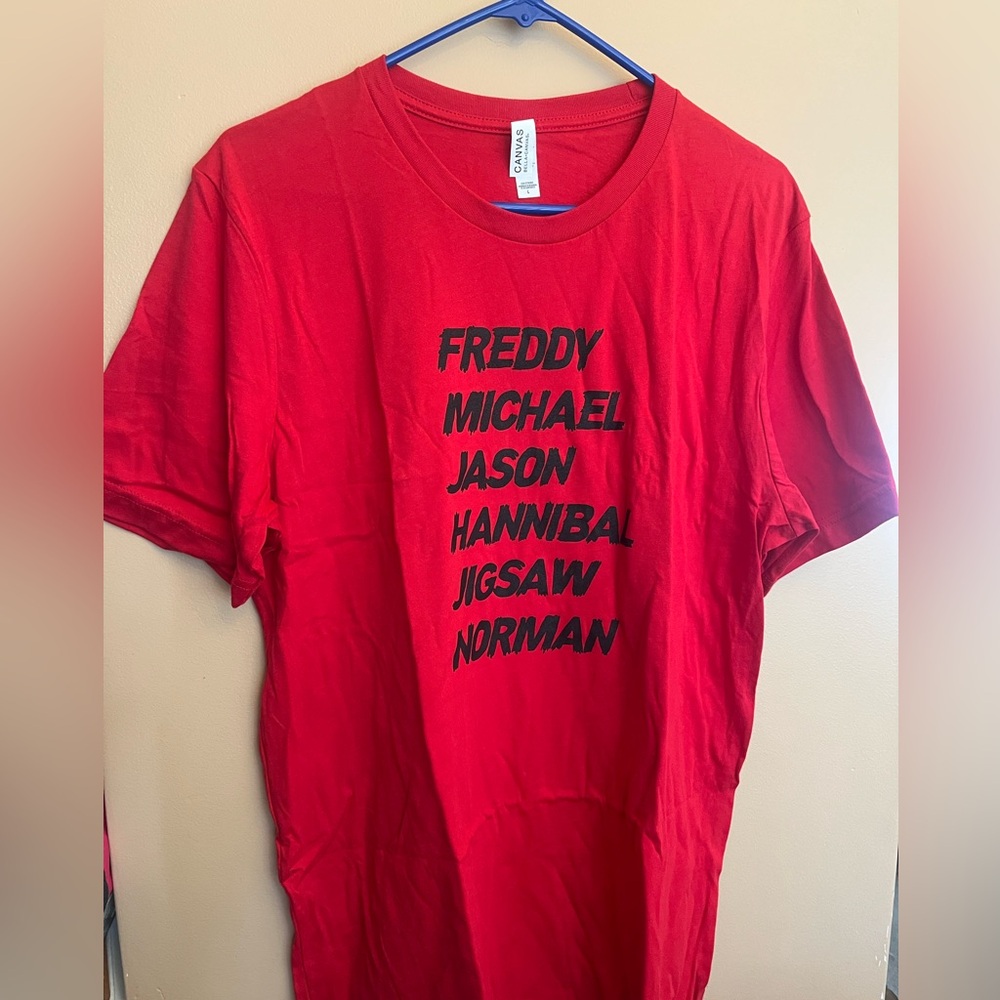 Horror Movie Killers t-shirt NWOT *SUMMERWEEN*